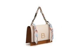 Lucky Bees Bolso Bandolera 918 Crema y Tostado